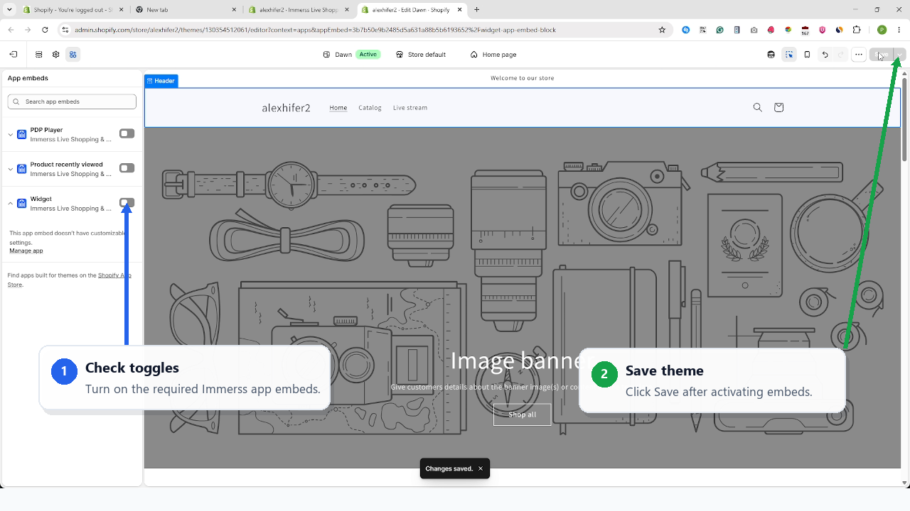 Enable app embeds